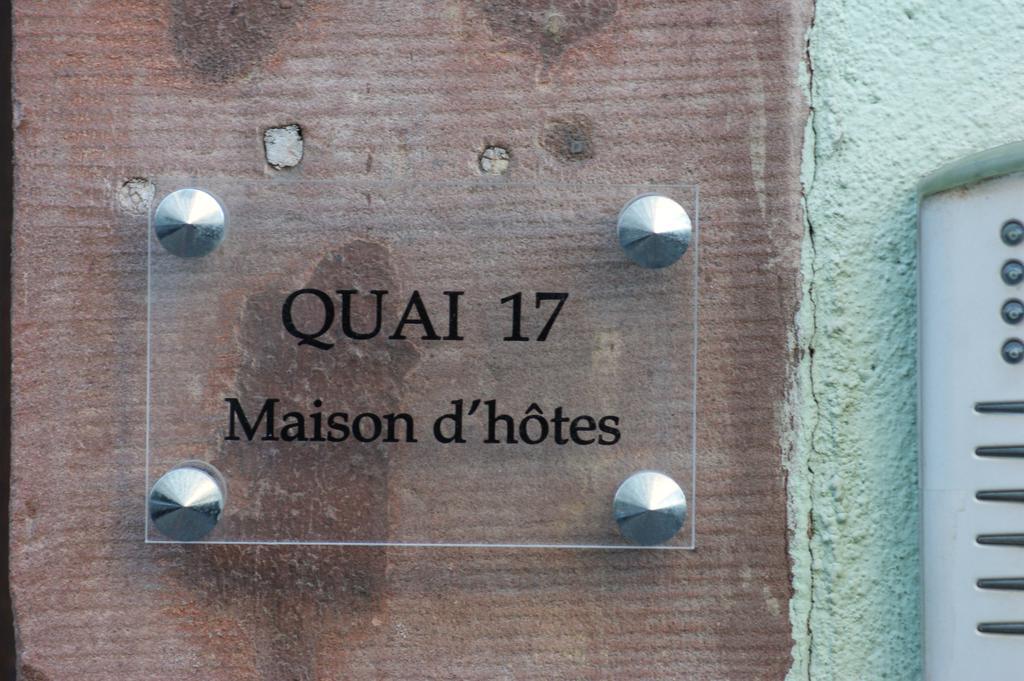 Quai 17 Maison d'hôtes Estrasburgo Exterior foto